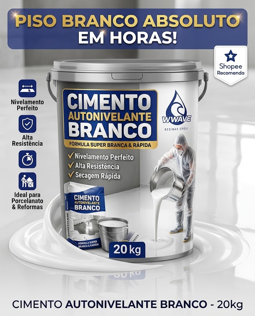 autonivelante branco