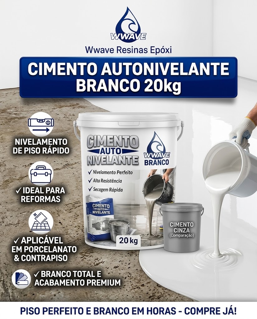 autonivelante branco