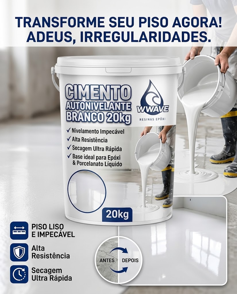 autonivelante branco